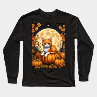 Halloween Kitty Long Sleeve T-Shirt